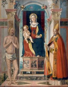 Madonna con il Bambino in trono